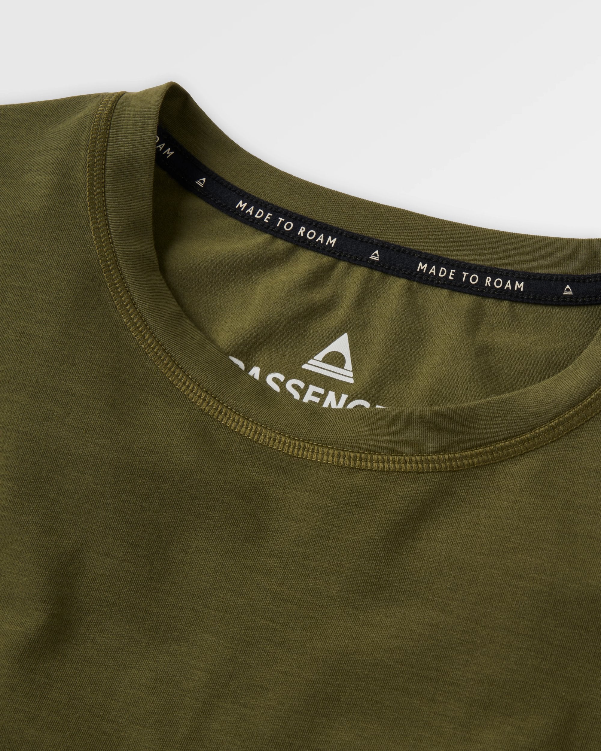 Classic Logo Drirelease® Active T-Shirt - Khaki - Flatlay