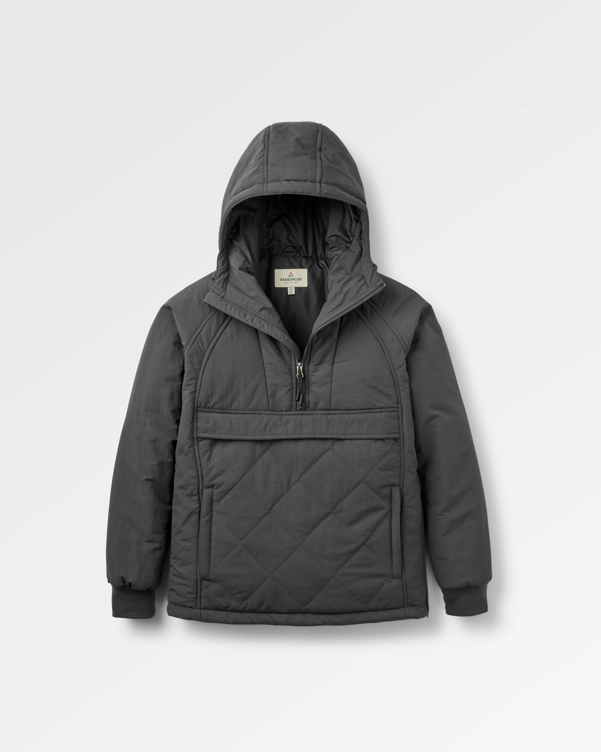 Ocean Insulated Anorak - Faded Black - Flatlay