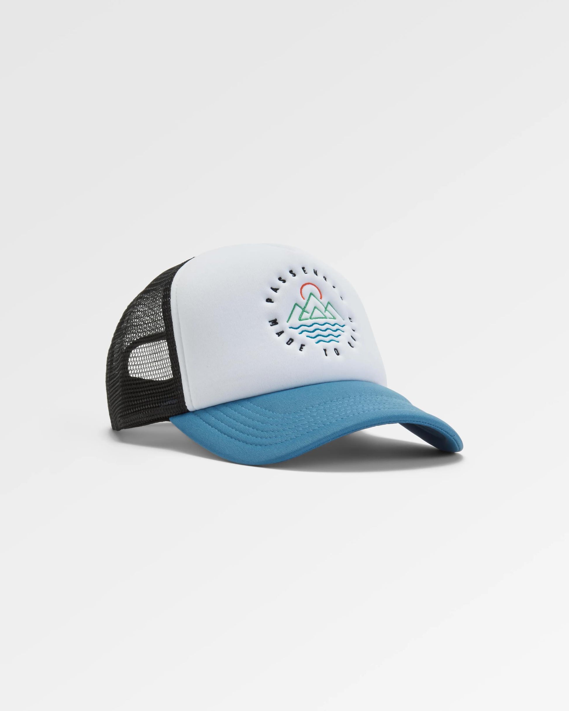 Escapism Snapback Trucker Cap - Black/Moonlight Blue