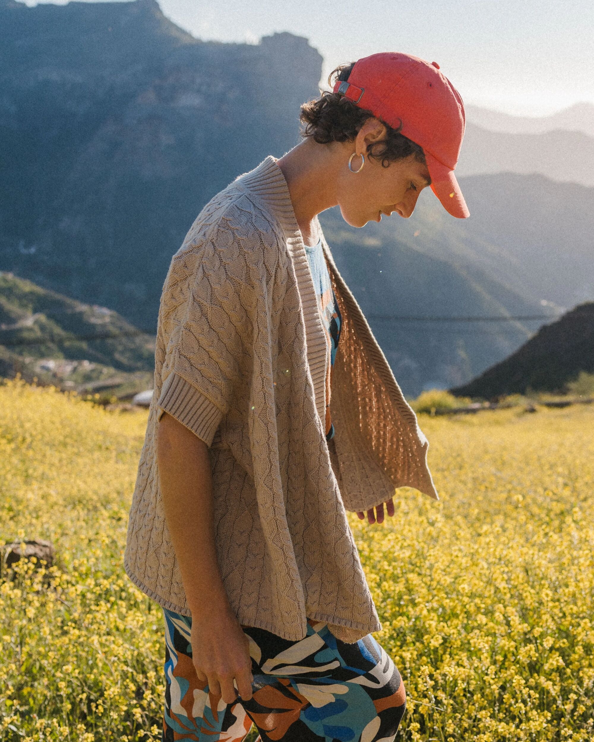 Homely Knitted Cardigan - Simply Taupe - Lifestyle