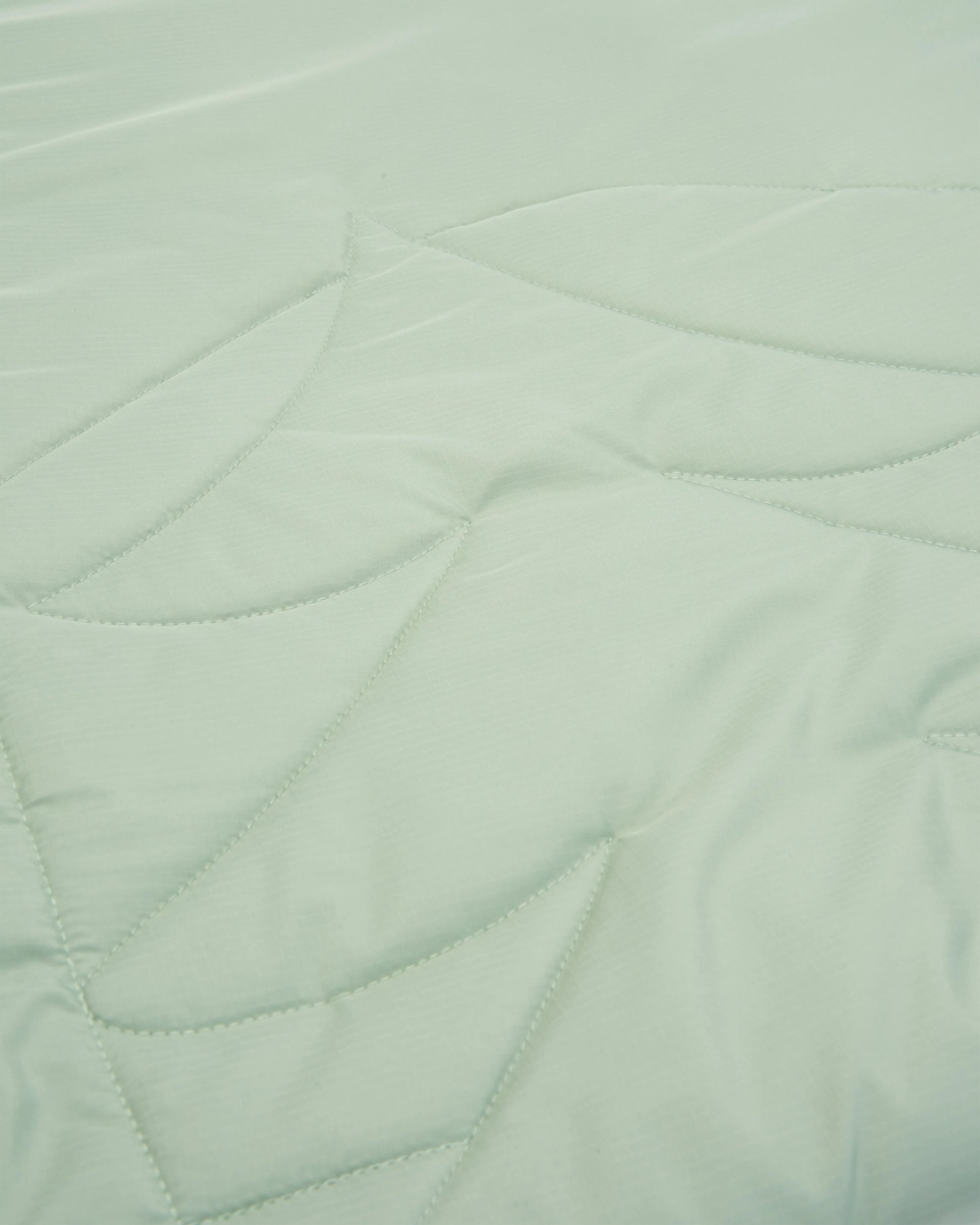 Cabin Recycled Sherpa Blanket - Pistachio - Flatlay