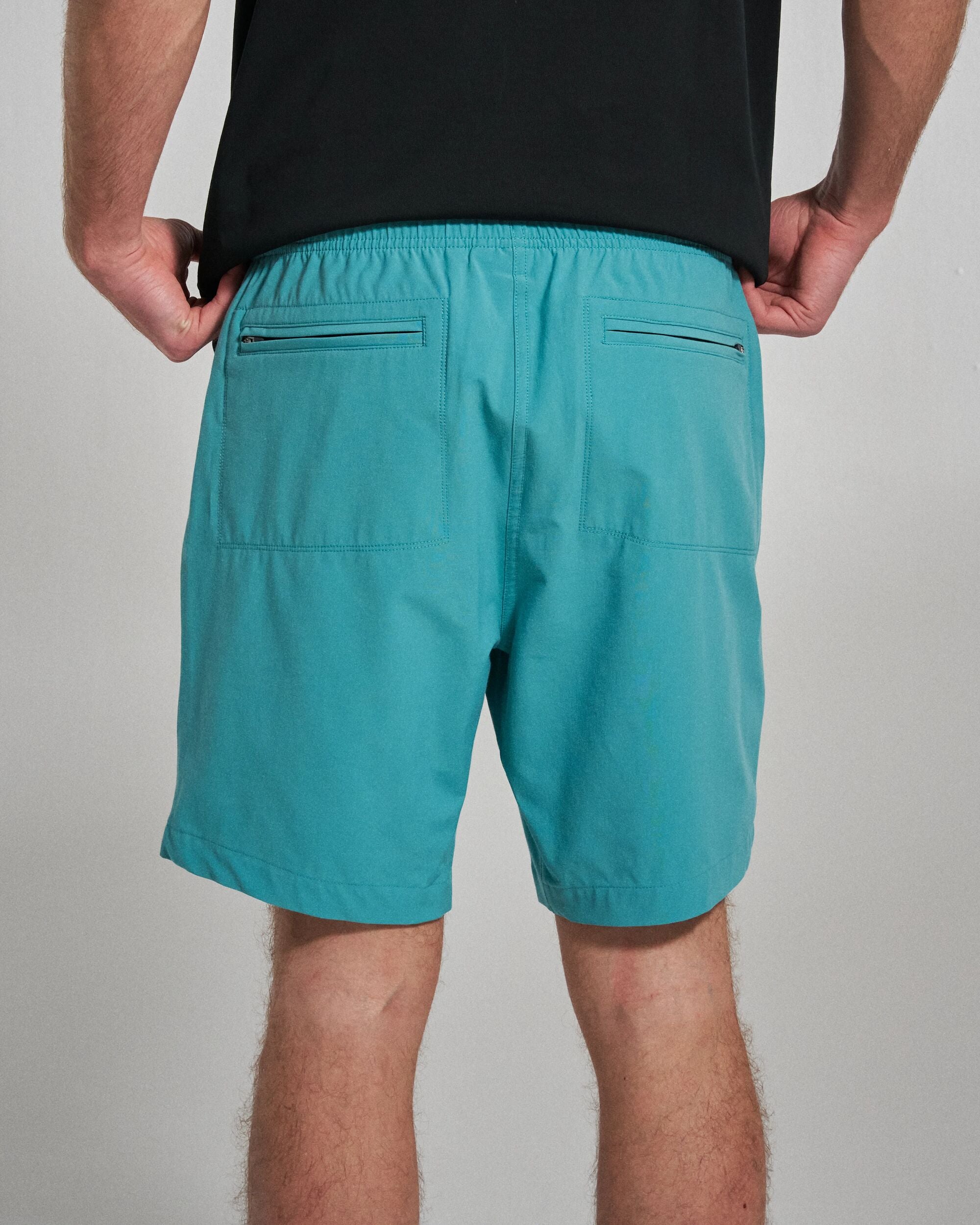 Traveller All Purpose Short - Ocean Teal - Studio Model