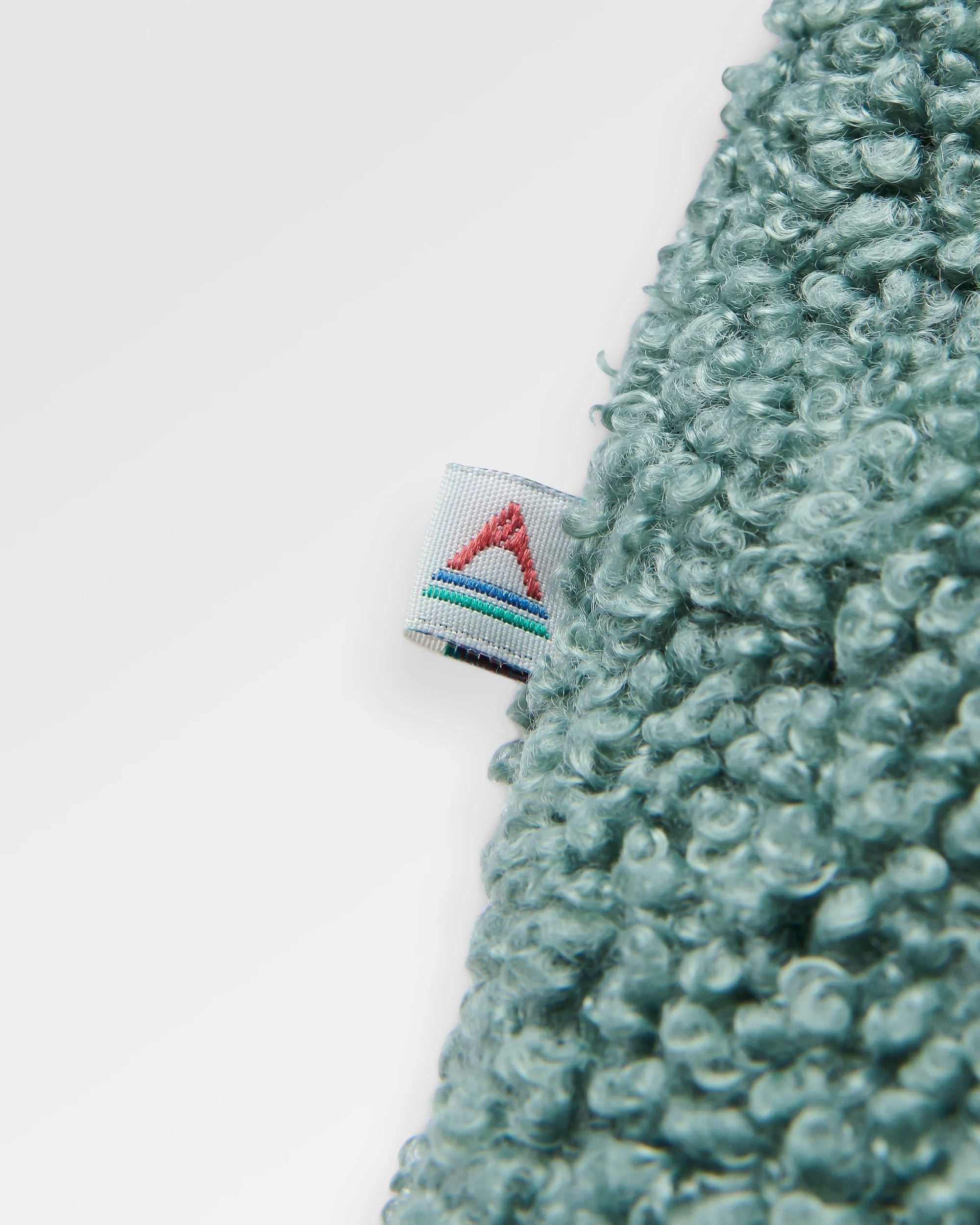 Woodland Recycled Polar-lined Sherpa Fleece - Black/ Dark Forest - Flatlay