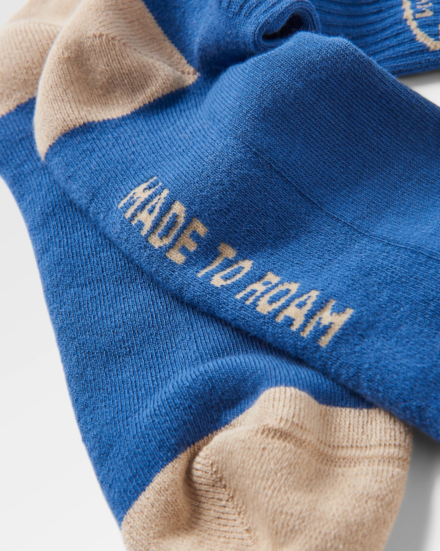 Rambler Organic Midweight Crew Socks - Moonlight Blue