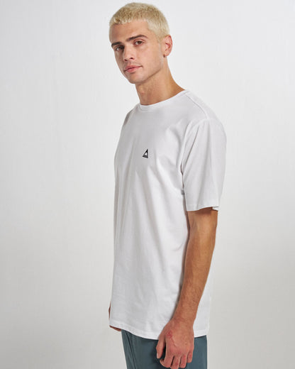 Classic Regular Fit T-Shirt - White - Studio Model