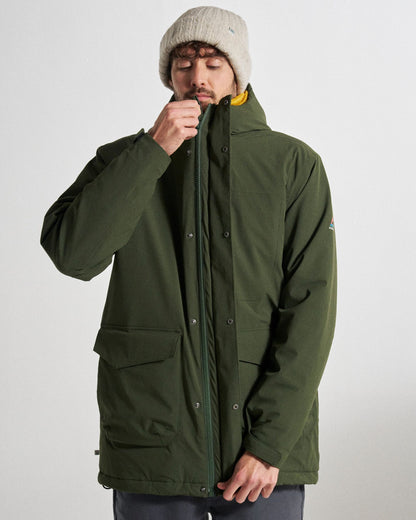 Rainier Waterproof Parka - Fir Tree - Studio Model
