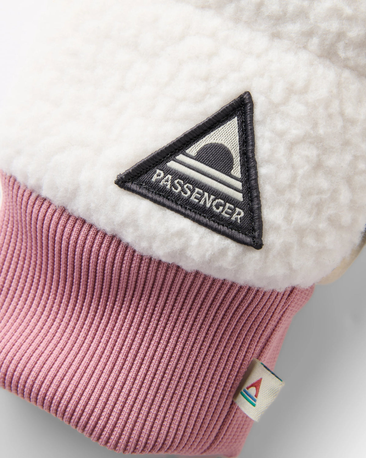 Avalanche Sherpa Mittens - White Sand - Flatlay