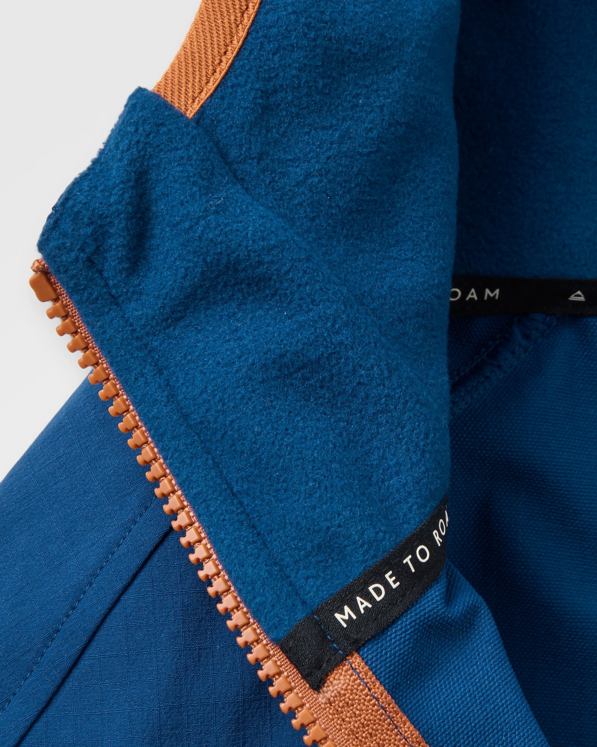 Womens Trailscape Lightweight Softshell Jacket - Blue Navy/Retro Orange - Flatlay
