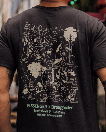 Brews & Views T-Shirt Passenger X Brewgooder - Black