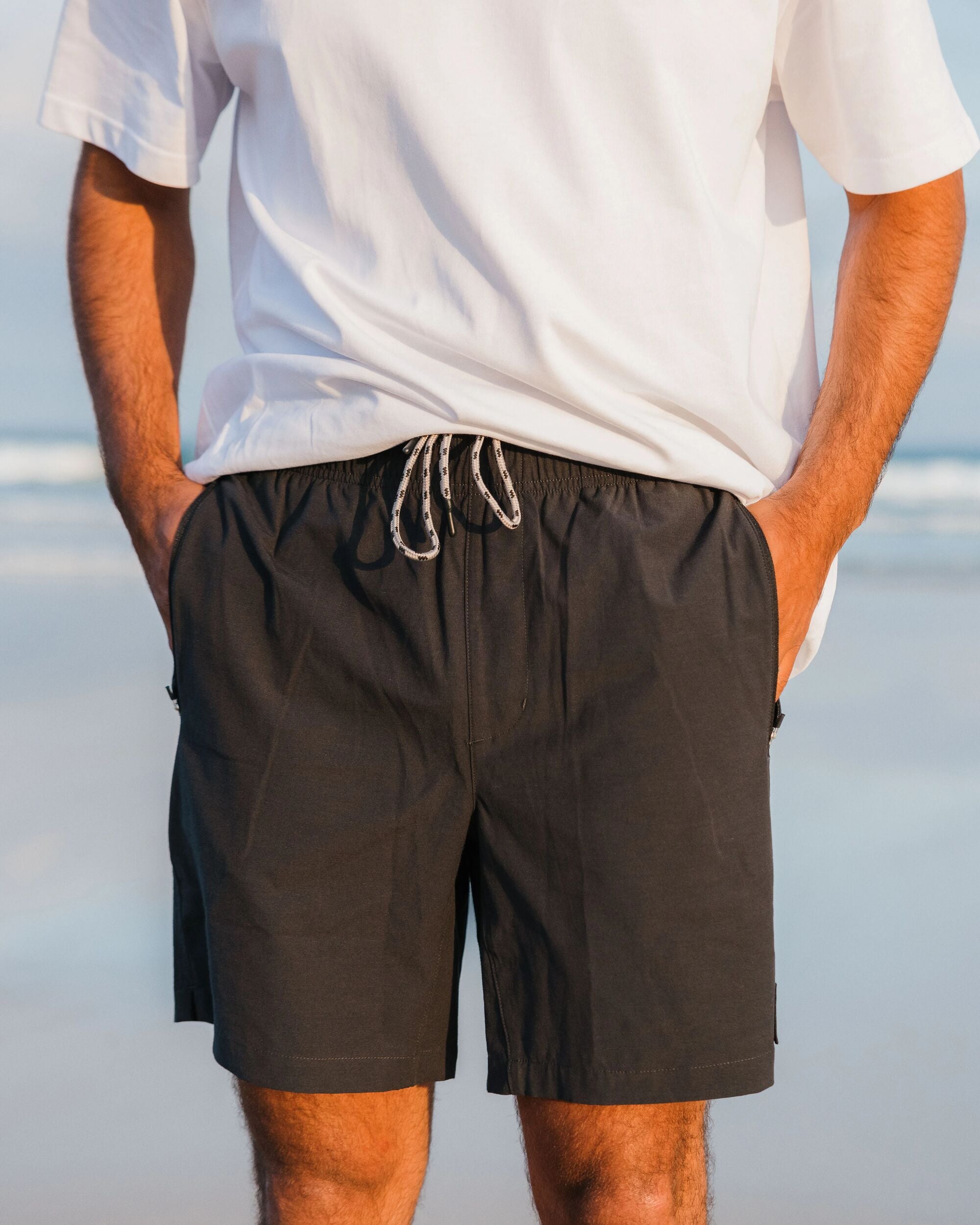 Traveller Organic All Purpose Short - Black - Lifestyle