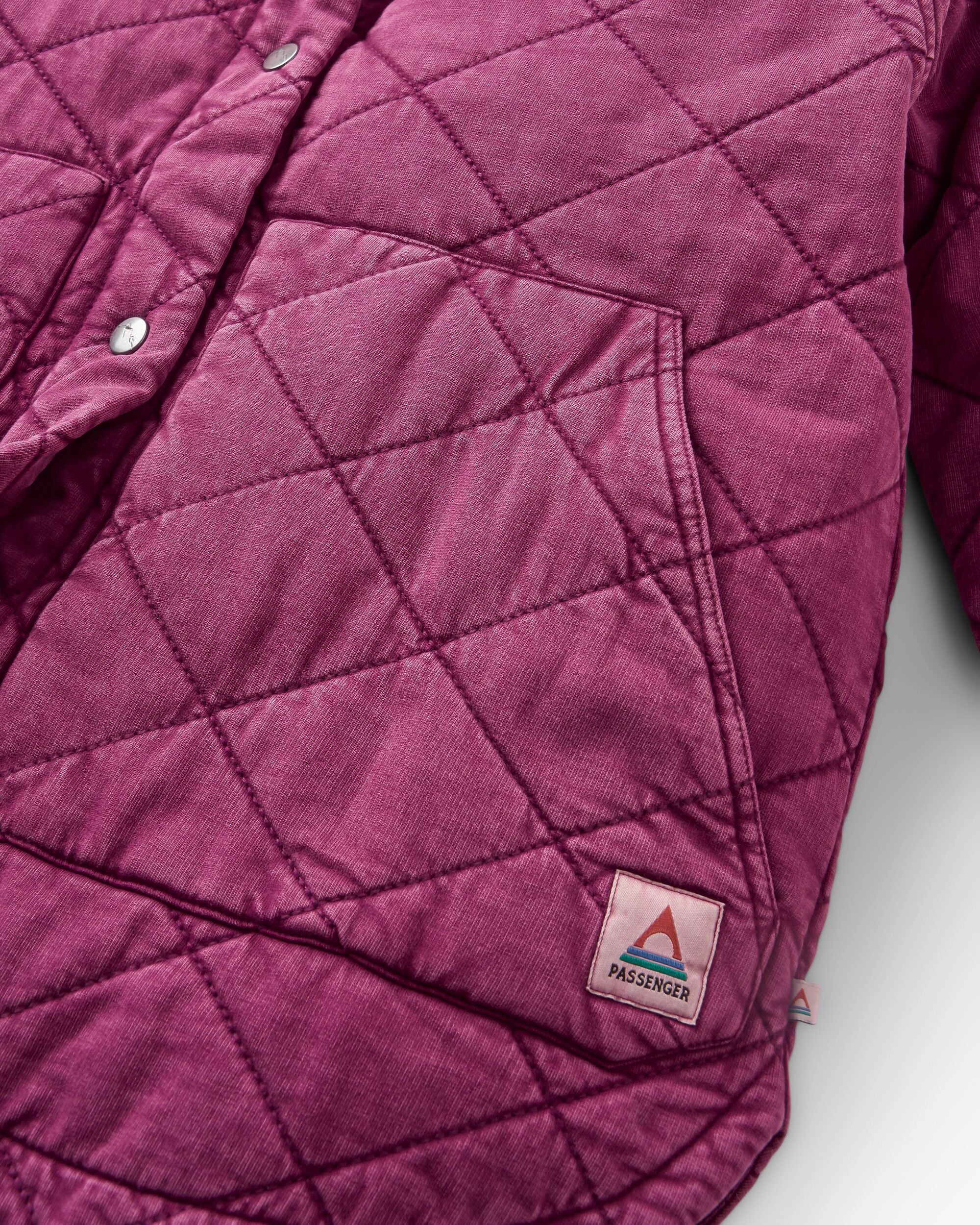 Clementine Shirt - Fig - Flatlay