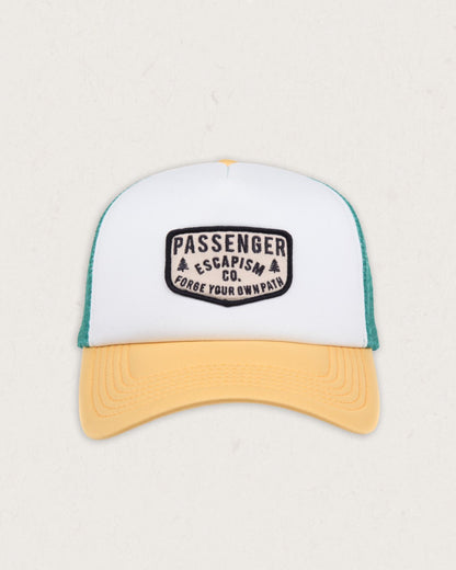 Forge Snapback Trucker Cap - Mustard Tricolour