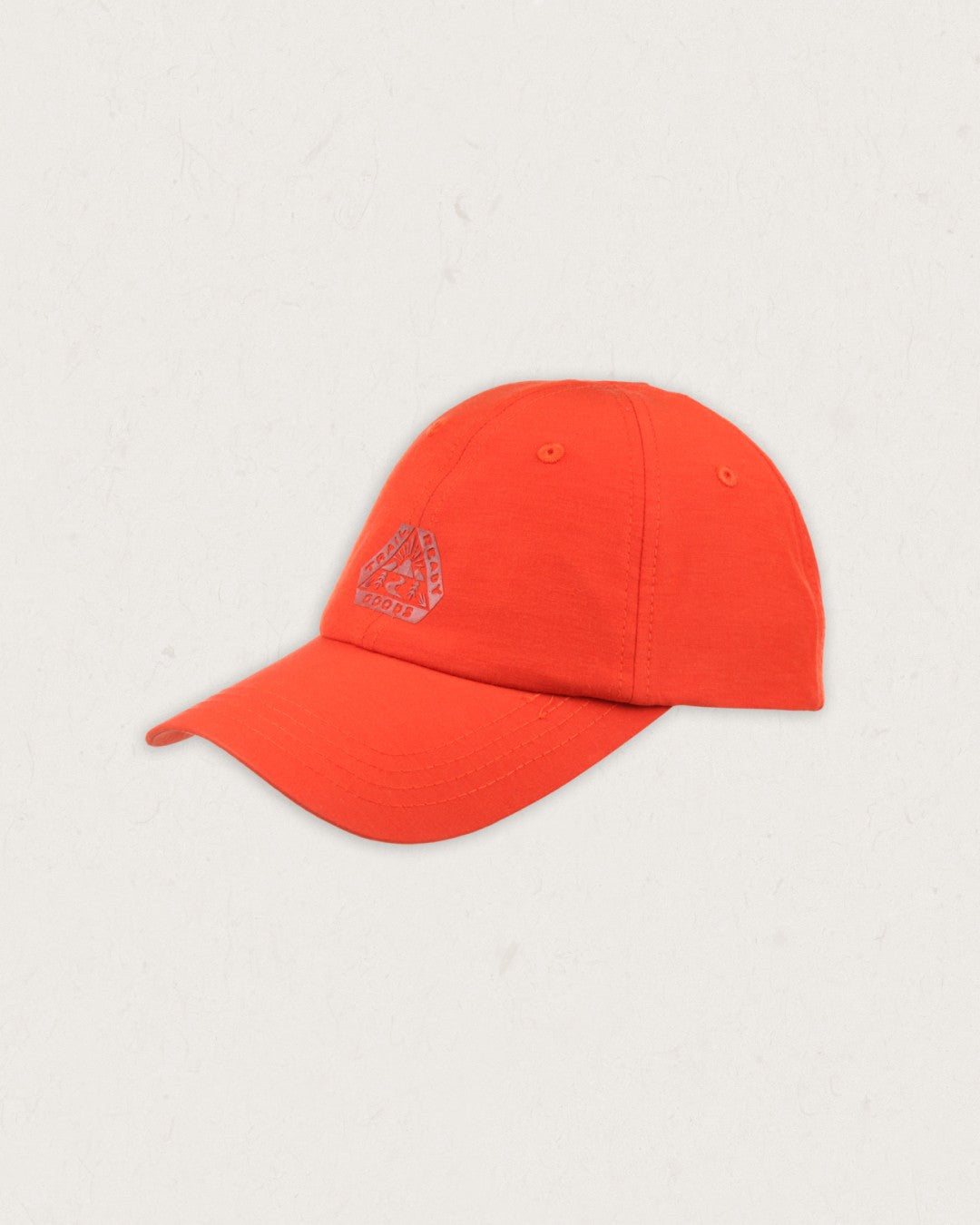 Active Organic 6 Panel Cap - Warm Orange