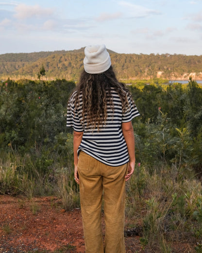 Panorama Organic Cotton T-Shirt - Deep Navy