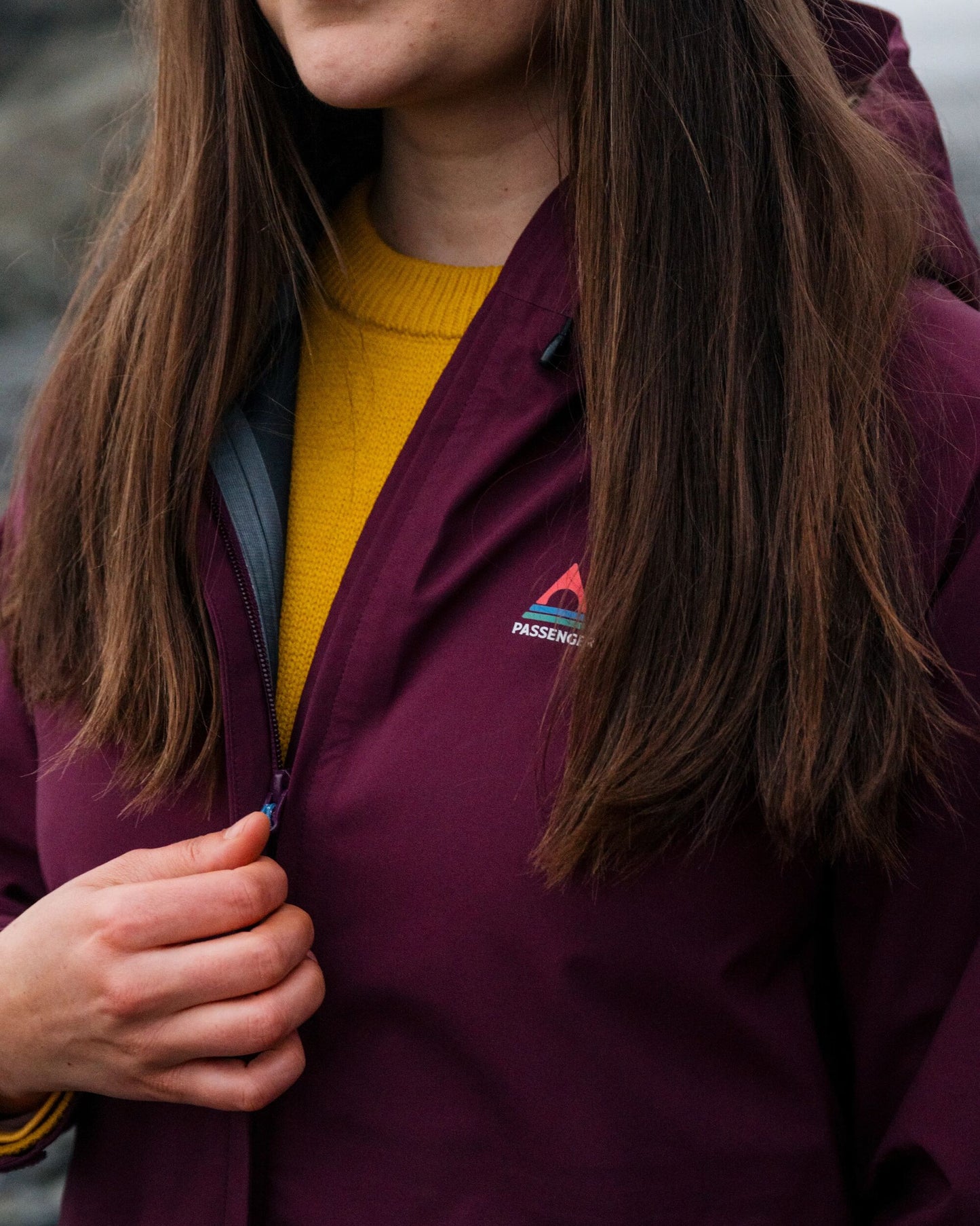 Five Element Recycled Waterproof Jacket - Fig - 