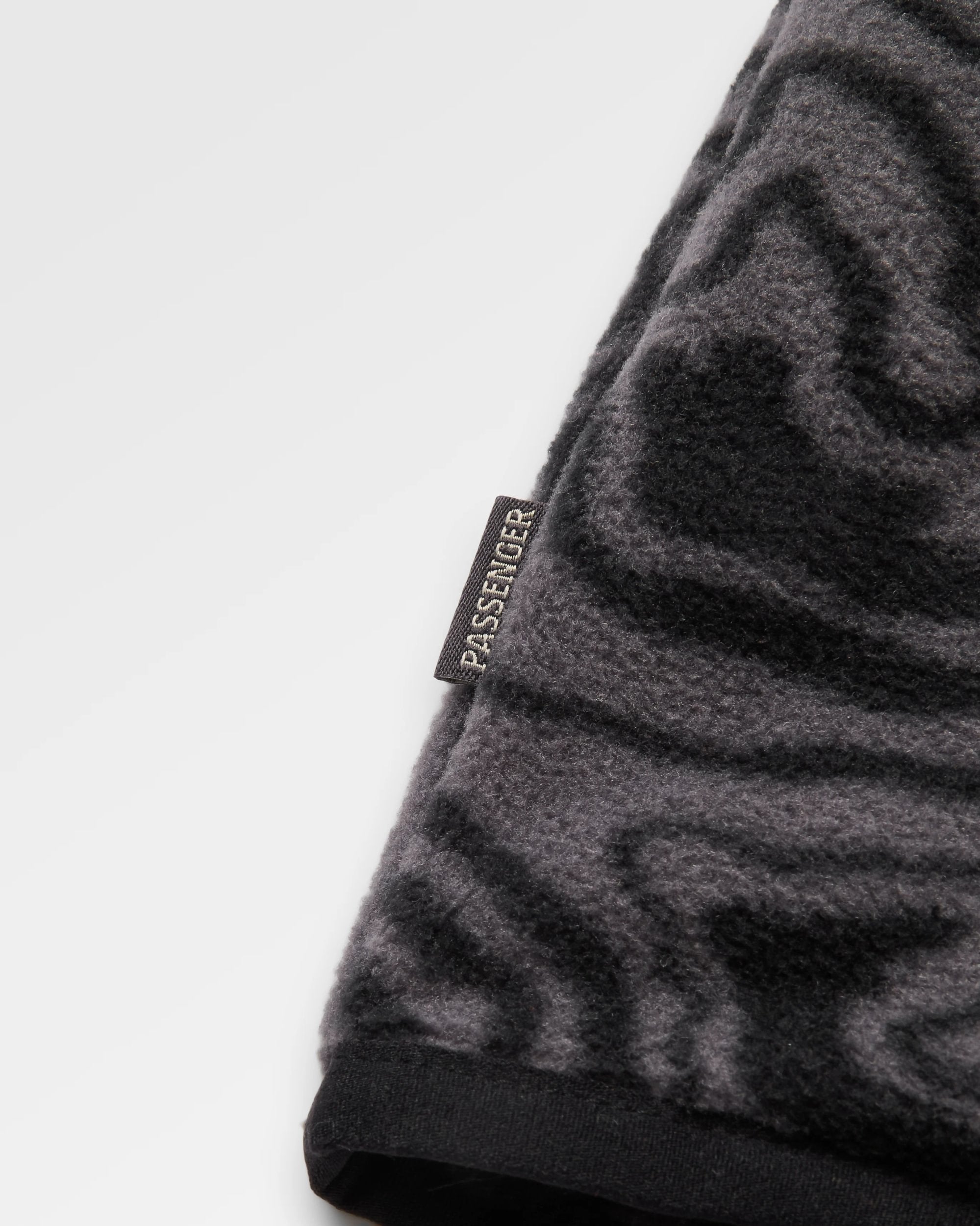 Set Off Polartec® Full Zip Fleece - Strata Swirl Black - Flatlay
