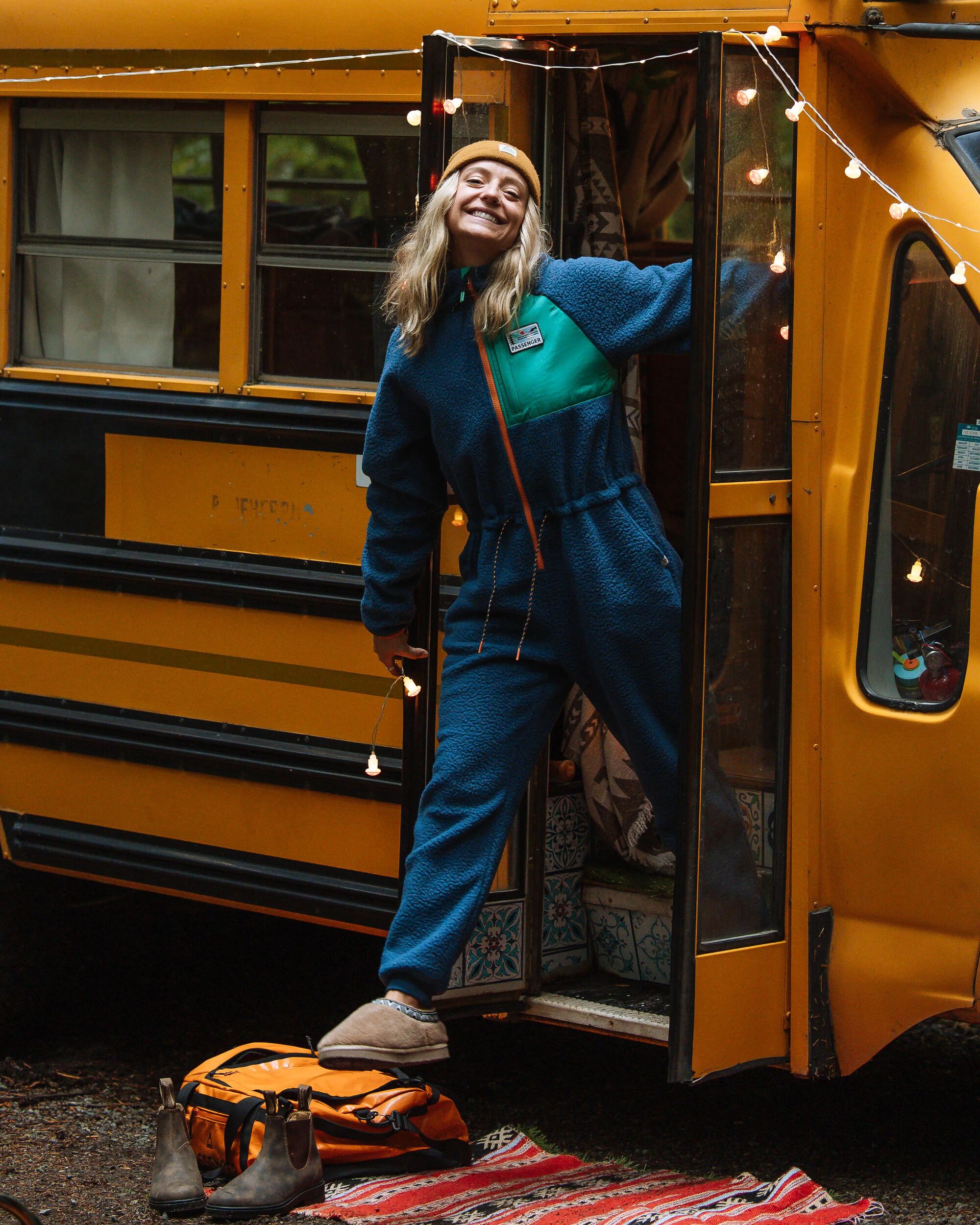 North Coast Sherpa All-In-One - Dark Denim - Lifestyle