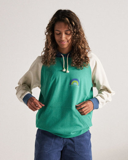 Riser Organic Cotton Hoodie - Greenlake - Studio Model