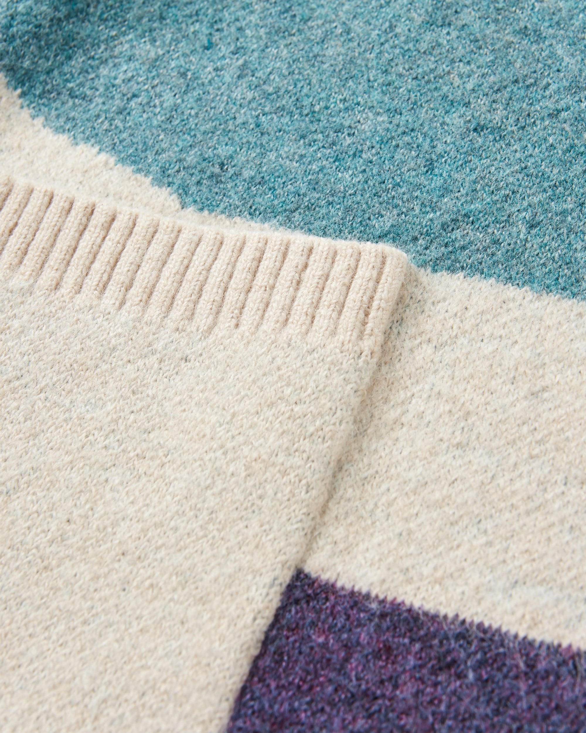 Vista Recycled Knitted Cardigan - Arctic - Flatlay