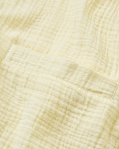Junipe Dress - Pale Yellow - Flatlay