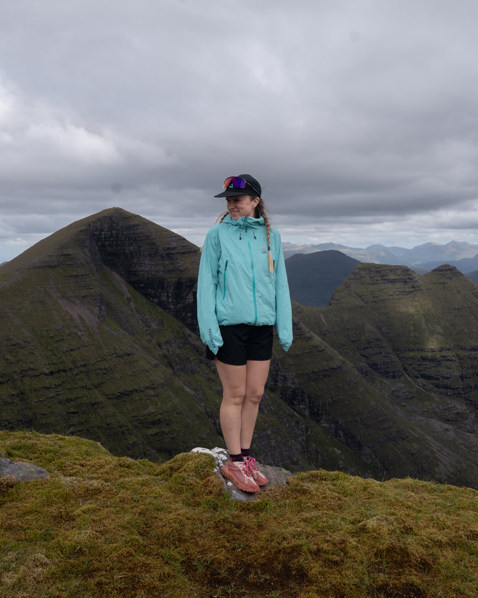 Trailscape Light Women's Recycled Waterproof Jacket - Aqua - Lifestyle