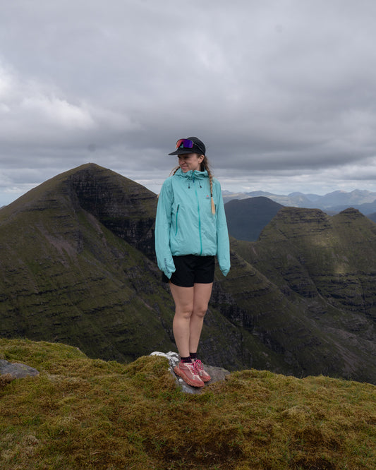 Trailscape Light Women's Recycled Waterproof Jacket - Aqua - Lifestyle
