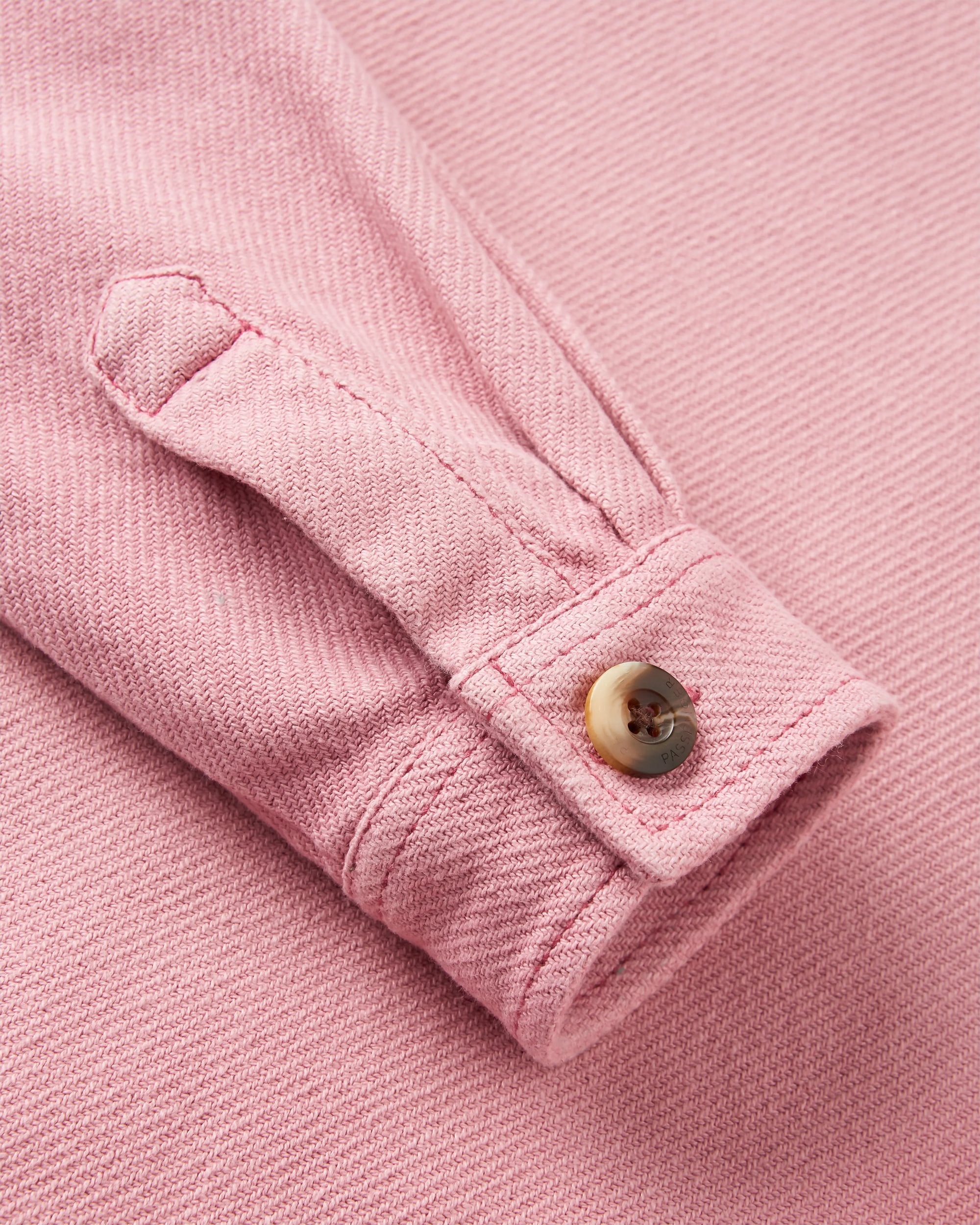 Maya Twill Overshirt - Pink Haze - Flatlay