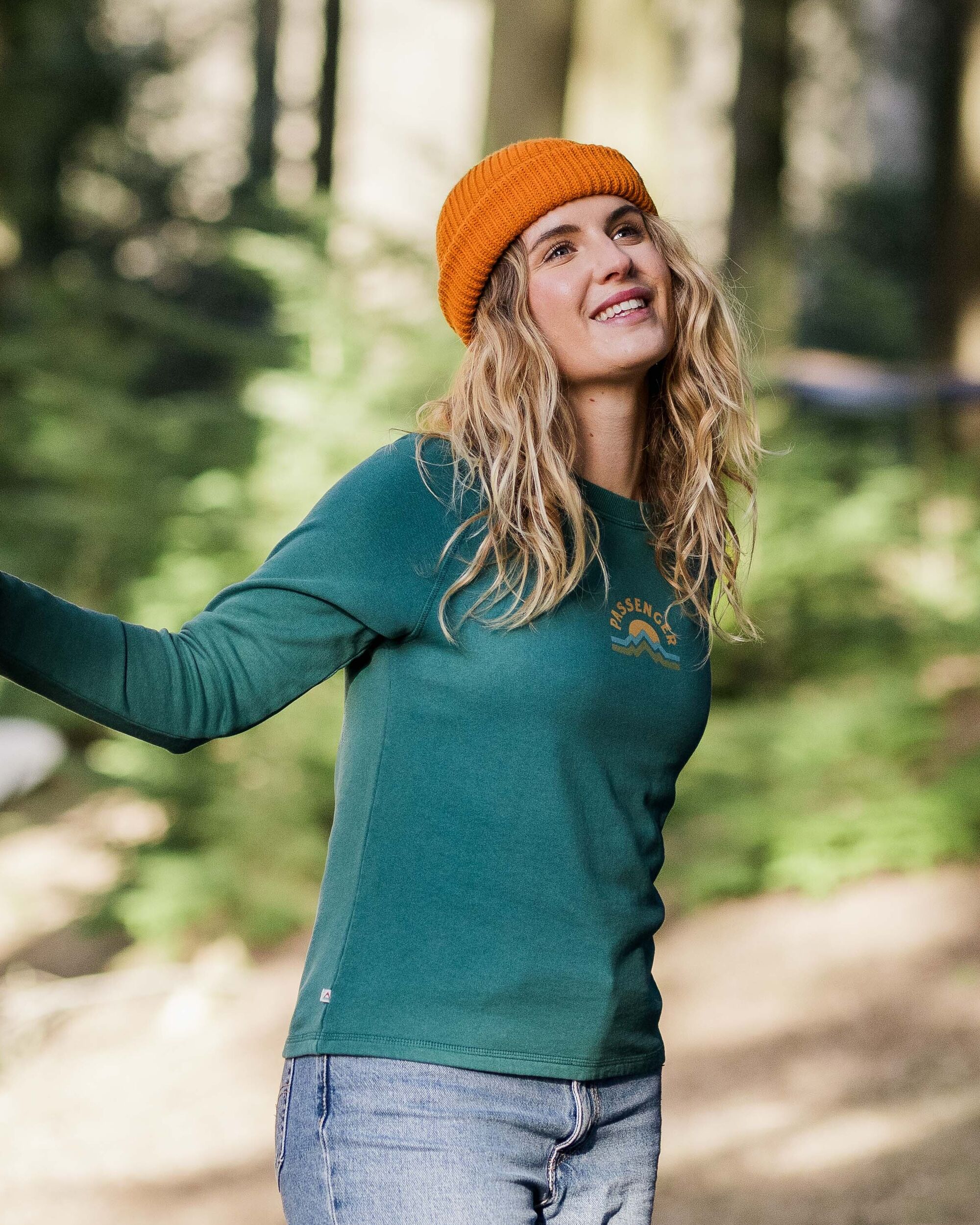 Breathe Recycled Cotton Sweatshirt - Mediterranean - Lifestyle