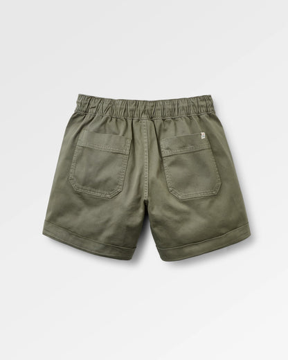 Carriso Short - Dusty Olive - Flatlay