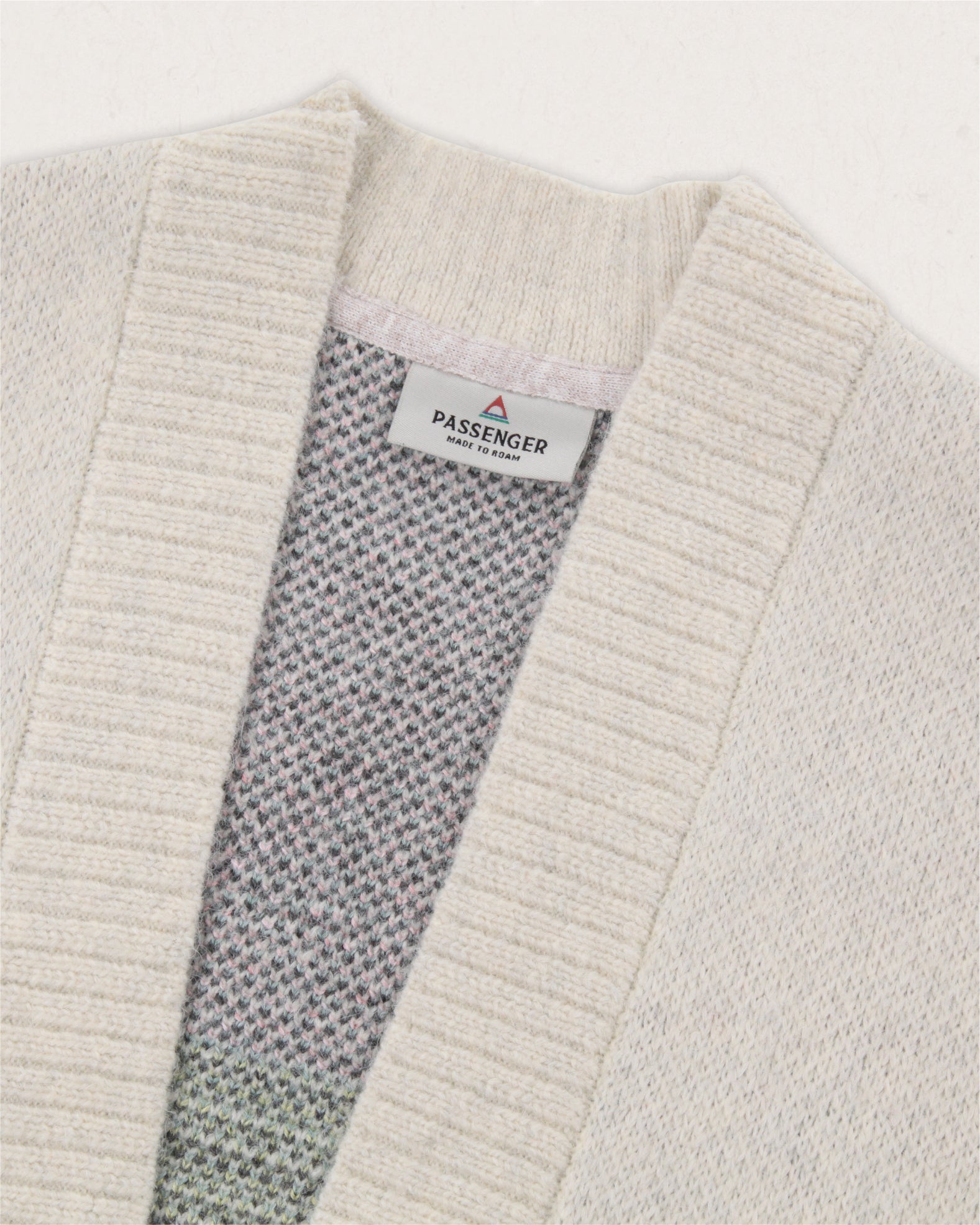 Leif Recycled Yarn Cardigan - Off White