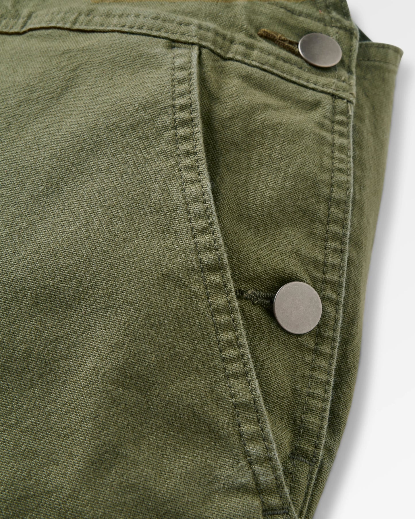 Vantage 2.0 Organic Cotton Dungaree - Khaki - Flatlay
