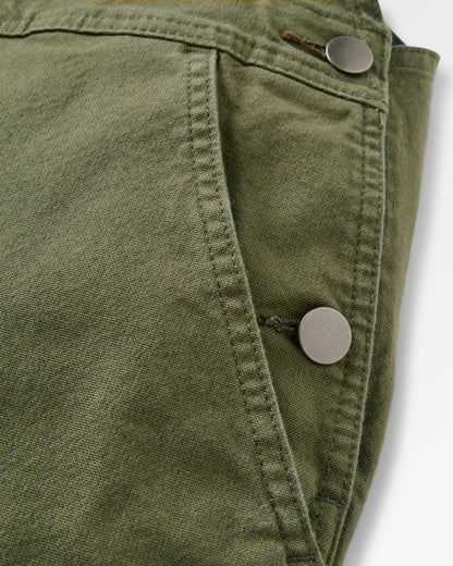 Vantage 2.0 Organic Cotton Dungaree - Khaki - Flatlay