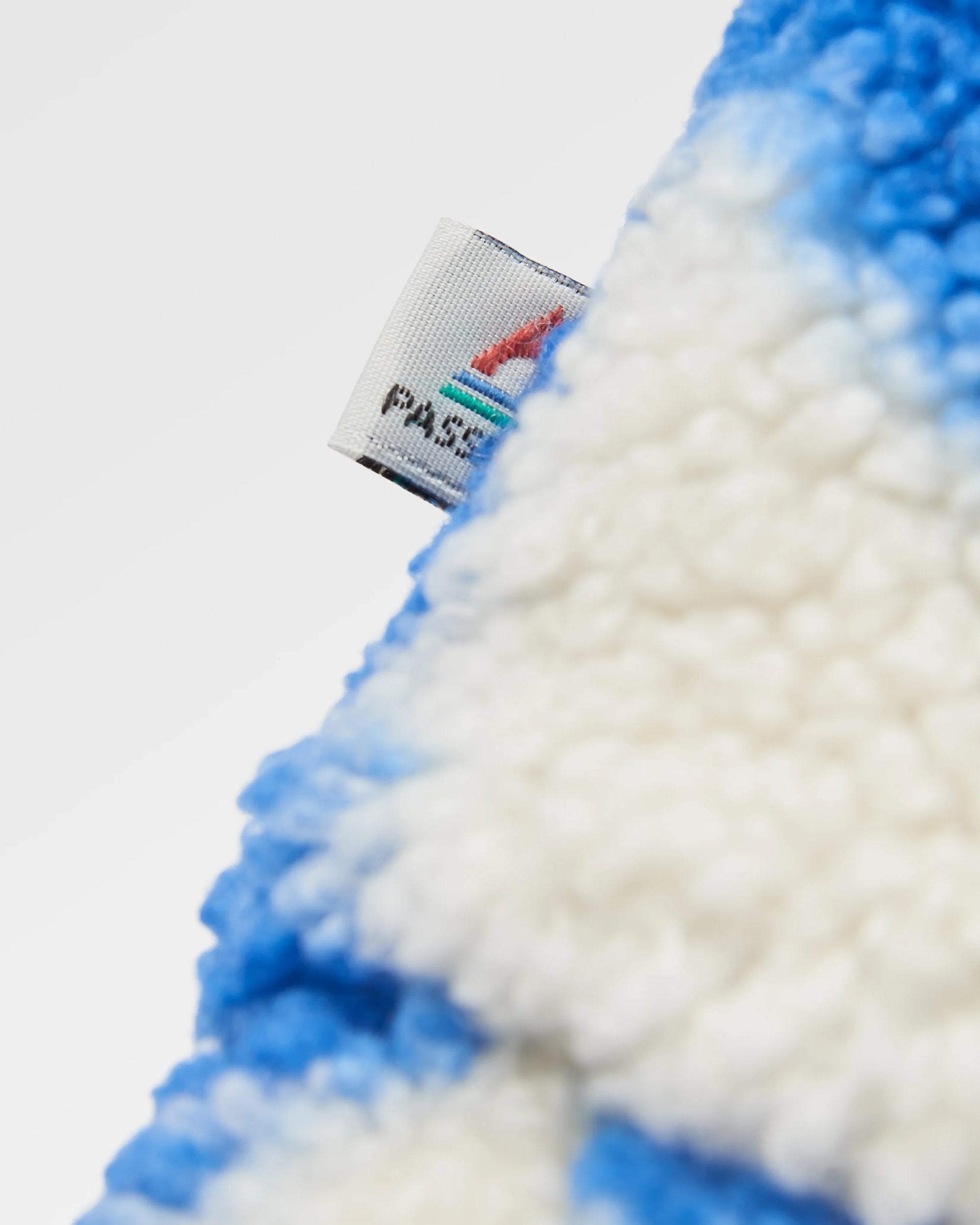 Lucia Recycled Sherpa Fleece - Mountain Foliage Purple - Flatlay