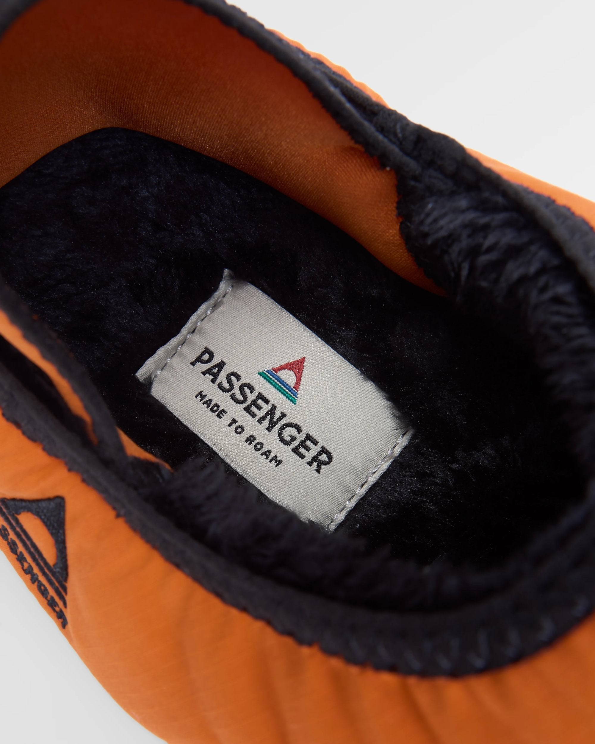 Hearth Men's Slipper - Sunset Orange - Flatlay