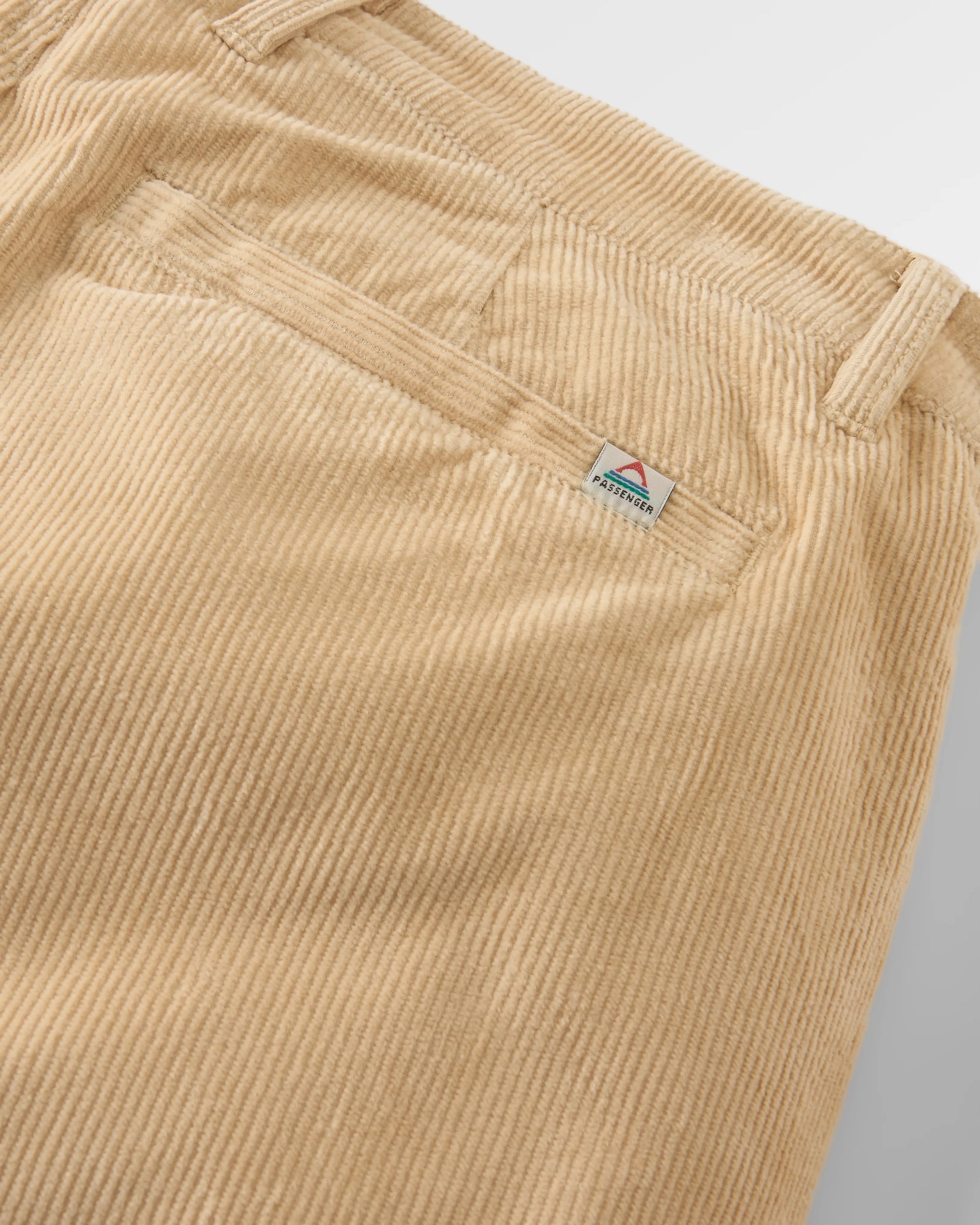 365 Cord Trouser - Stone - Flatlay