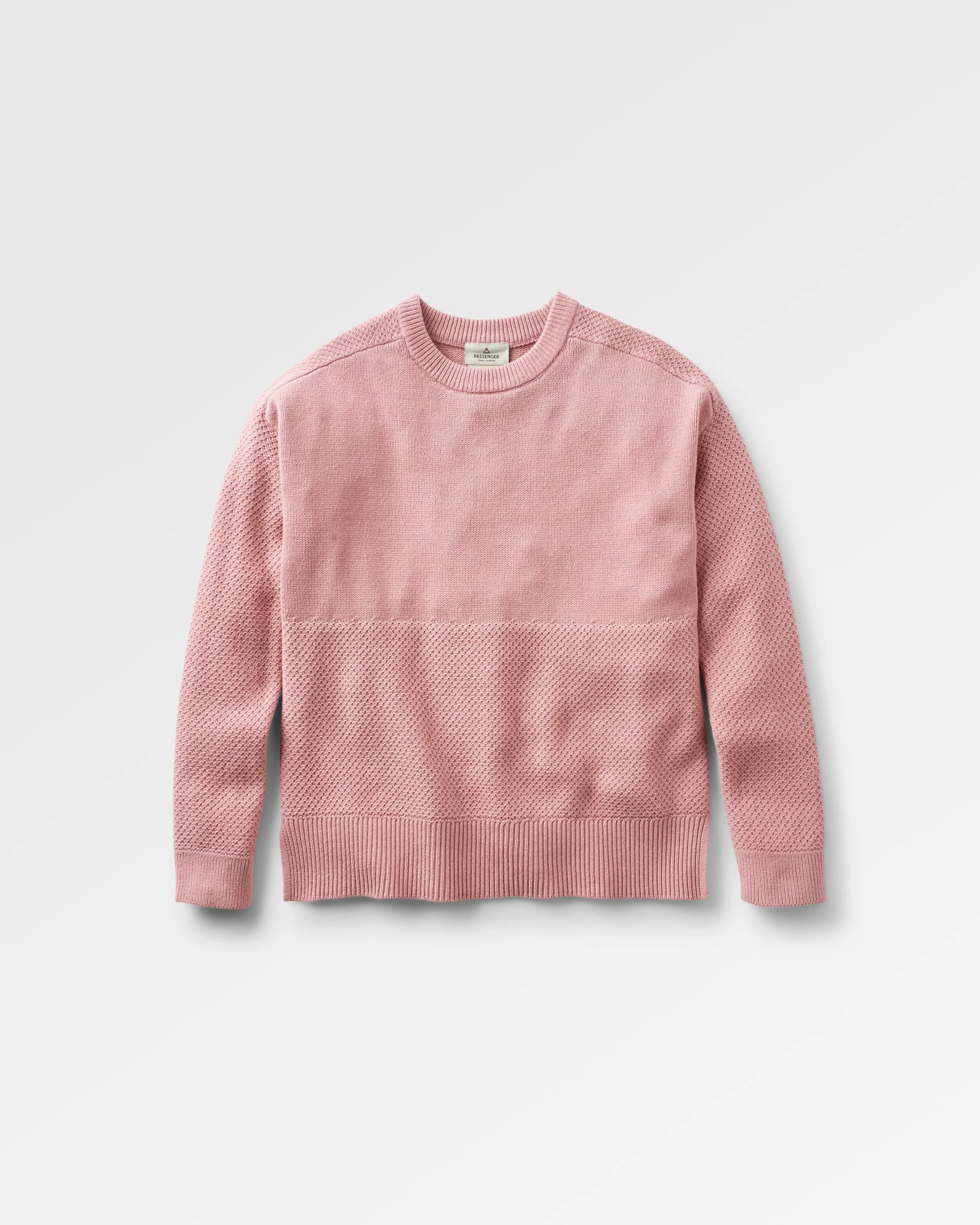 Cove 2.0 Organic Cotton Knitted Jumper - Pink Haze