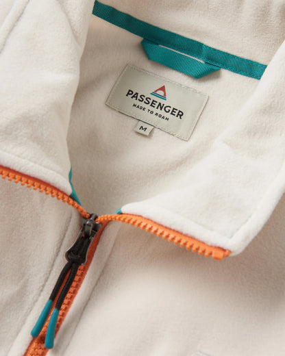 Ayla Recycled Micro Polartec® Fleece - Vintage White