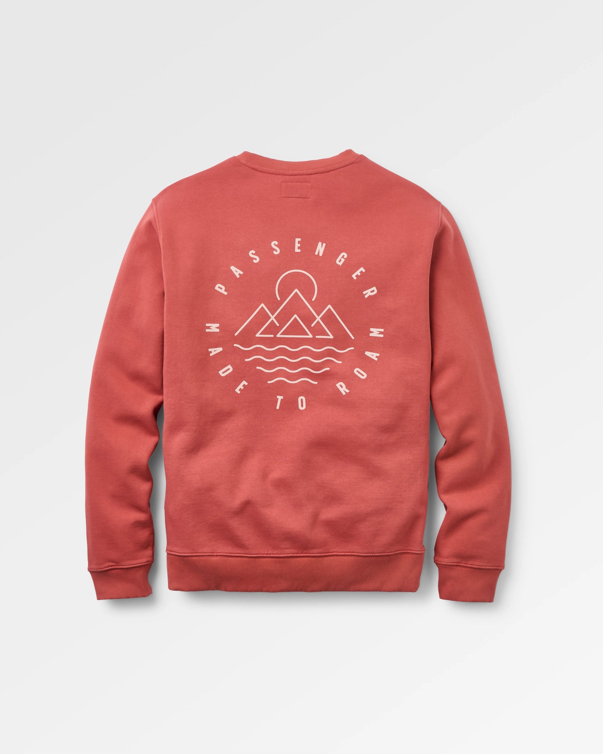 Escapism Sweatshirt - Redwood - Flatlay