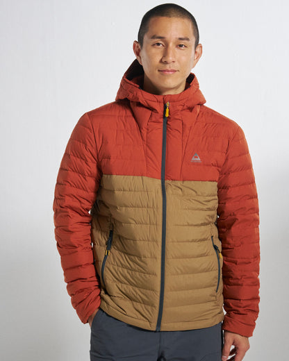Ashland Down Jacket - Dark Rust/Caramel - Studio Model