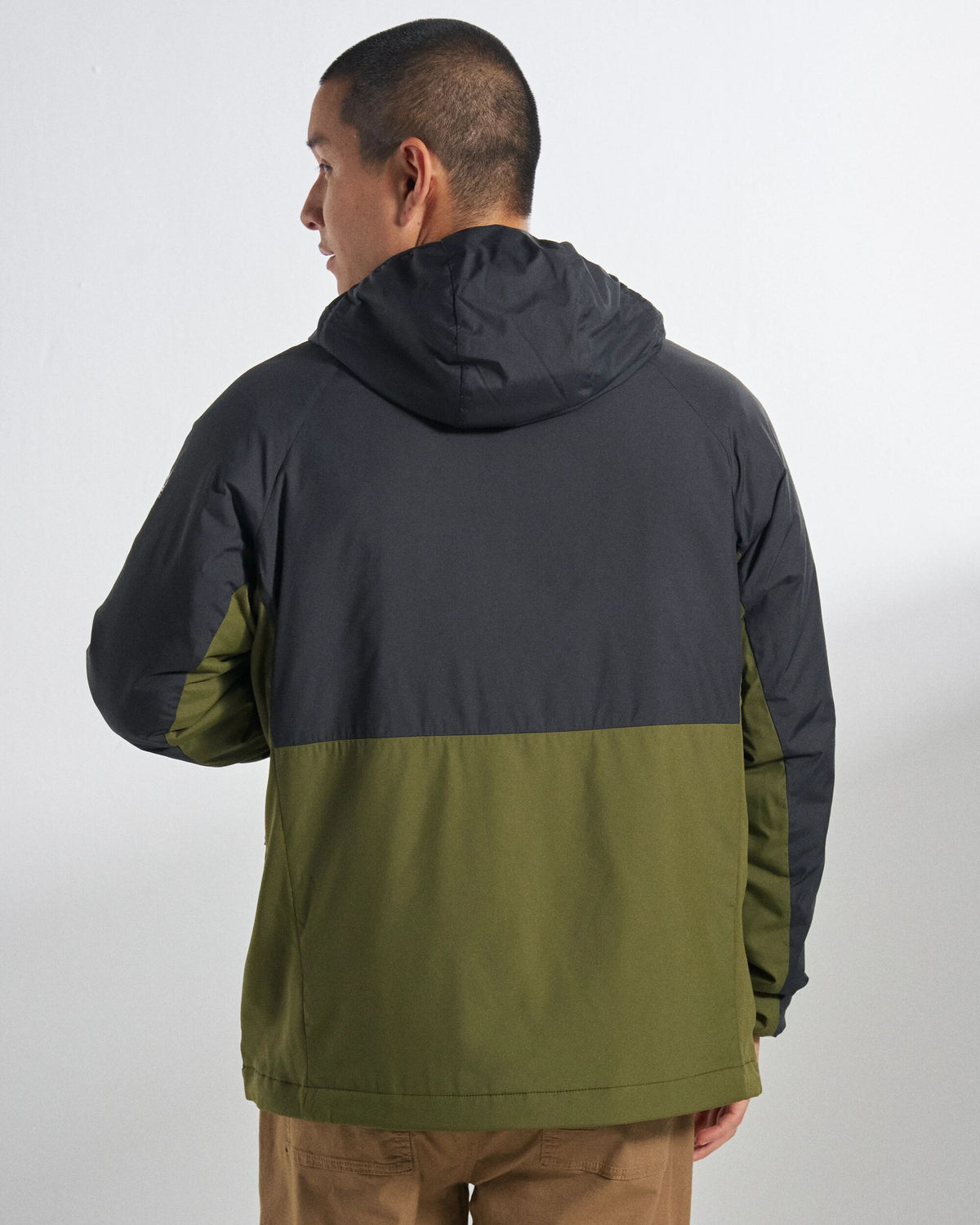 Daybreak Lightweight Thermore® Insulated Jacket - Faded Black/Khaki - Studio Model