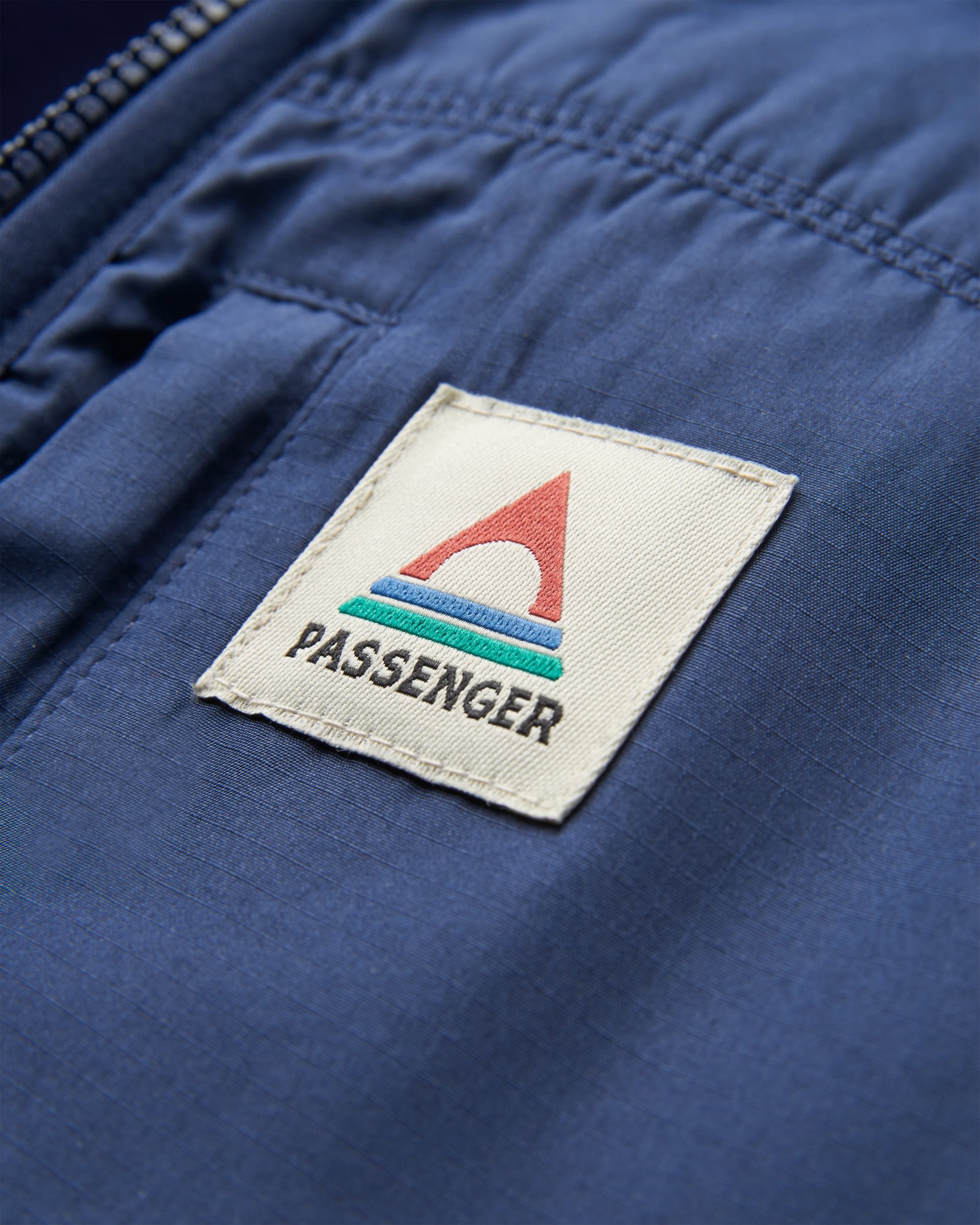 Ventura 1/2 Zip Recycled Sherpa Fleece - Purple Indigo - Flatlay