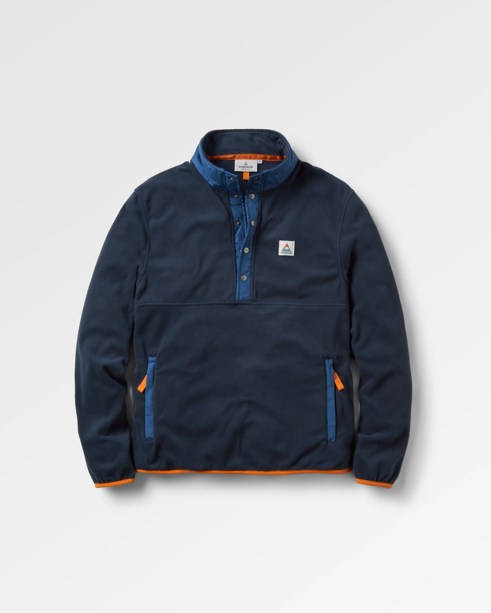 Adrift Recycled Polar Fleece - Deep Navy