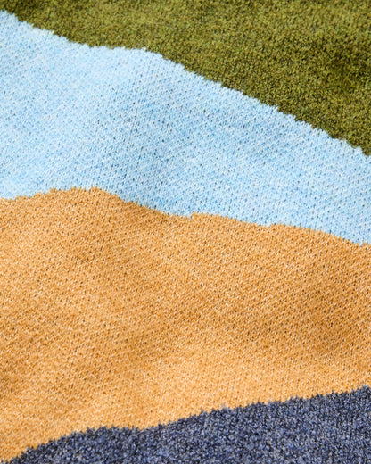 Scenic Recycled Knitted Jumper - Scenic Deep Plum - Flatlay