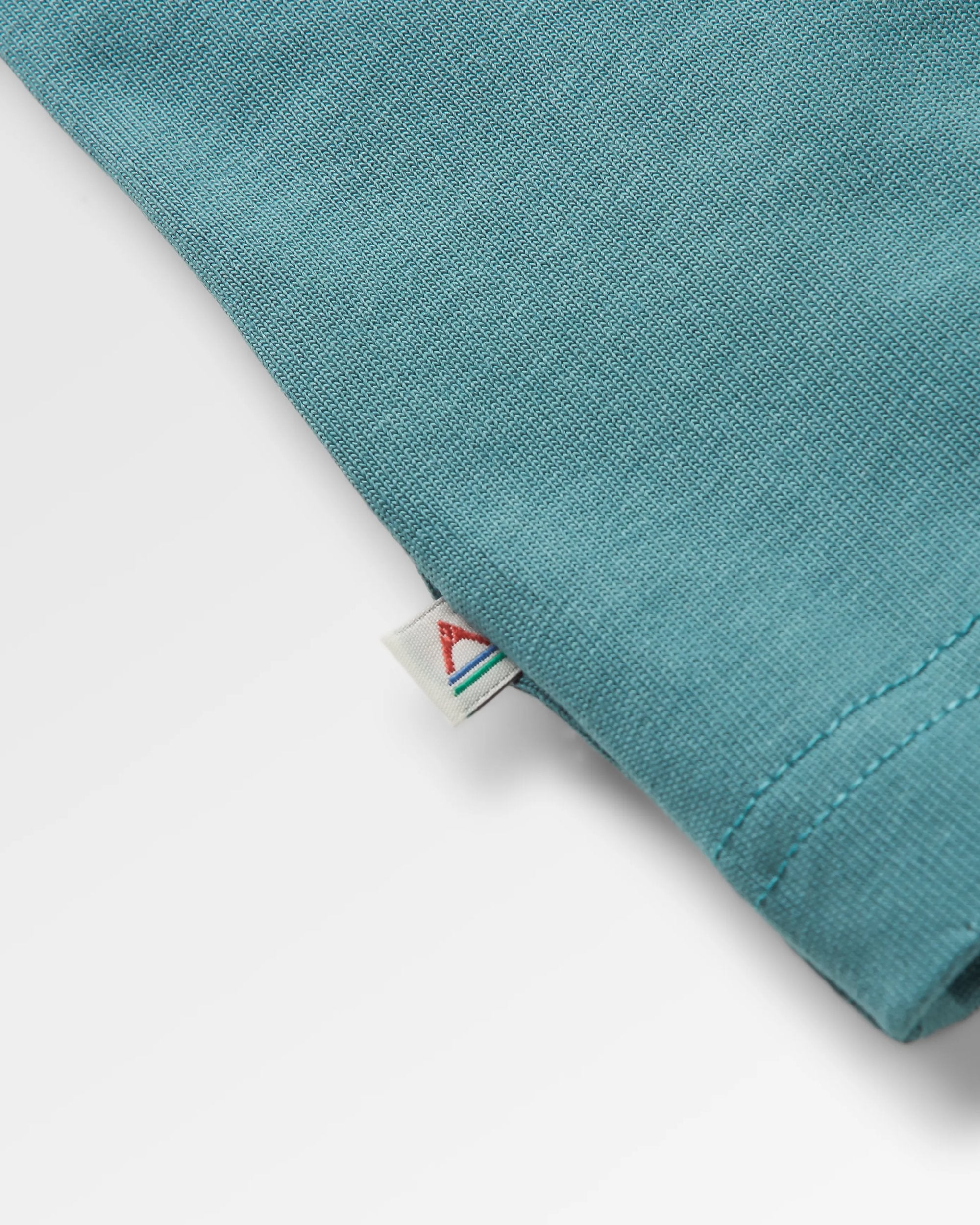 Vita Organic Relaxed Fit T-Shirt - Deep Ocean - Flatlay