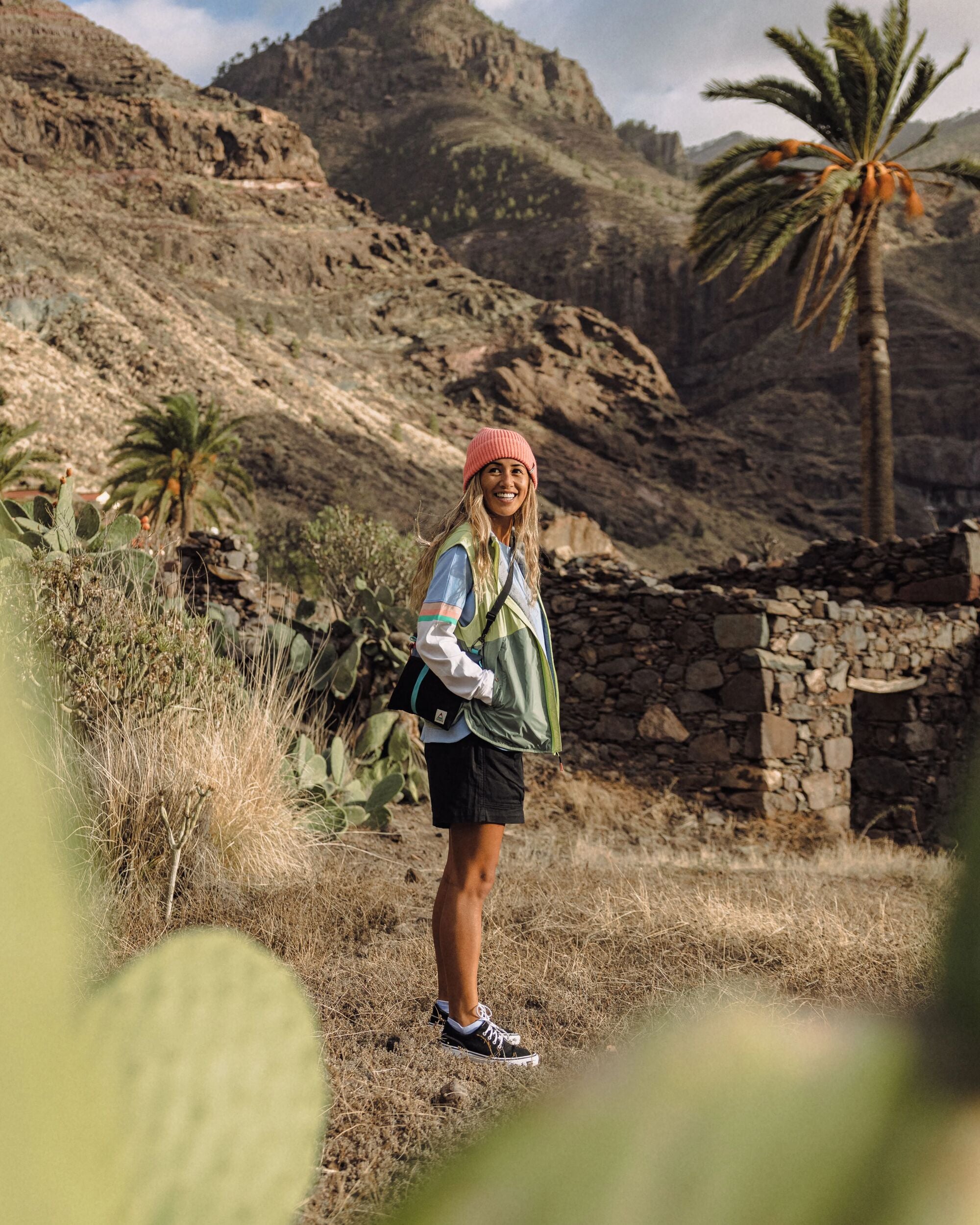 Moonlight Recycled Insulated Vest - Pistachio - Lifestyle