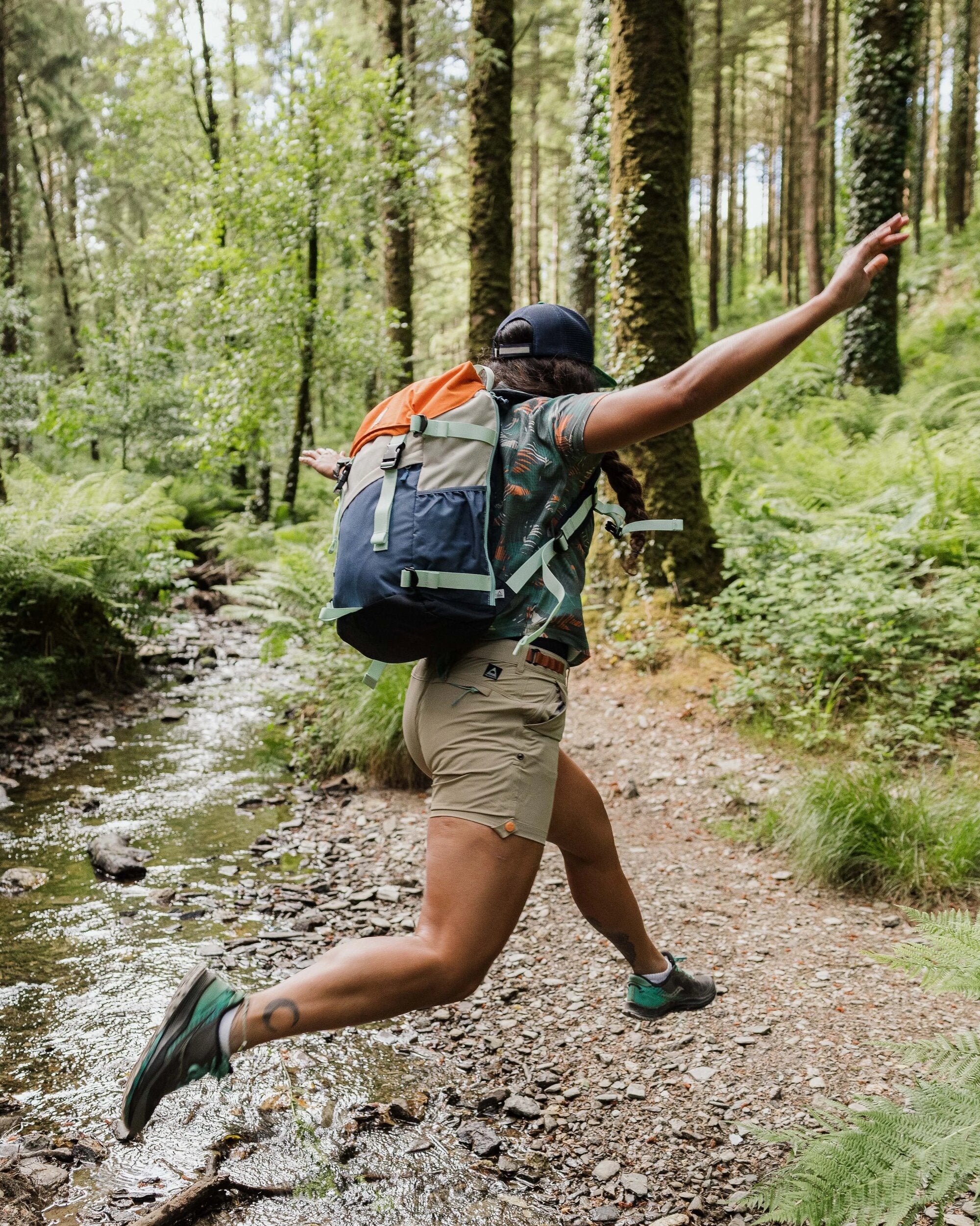 Boondocker Recycled 26L Backpack - Apricot Multi - Lifestyle - Female