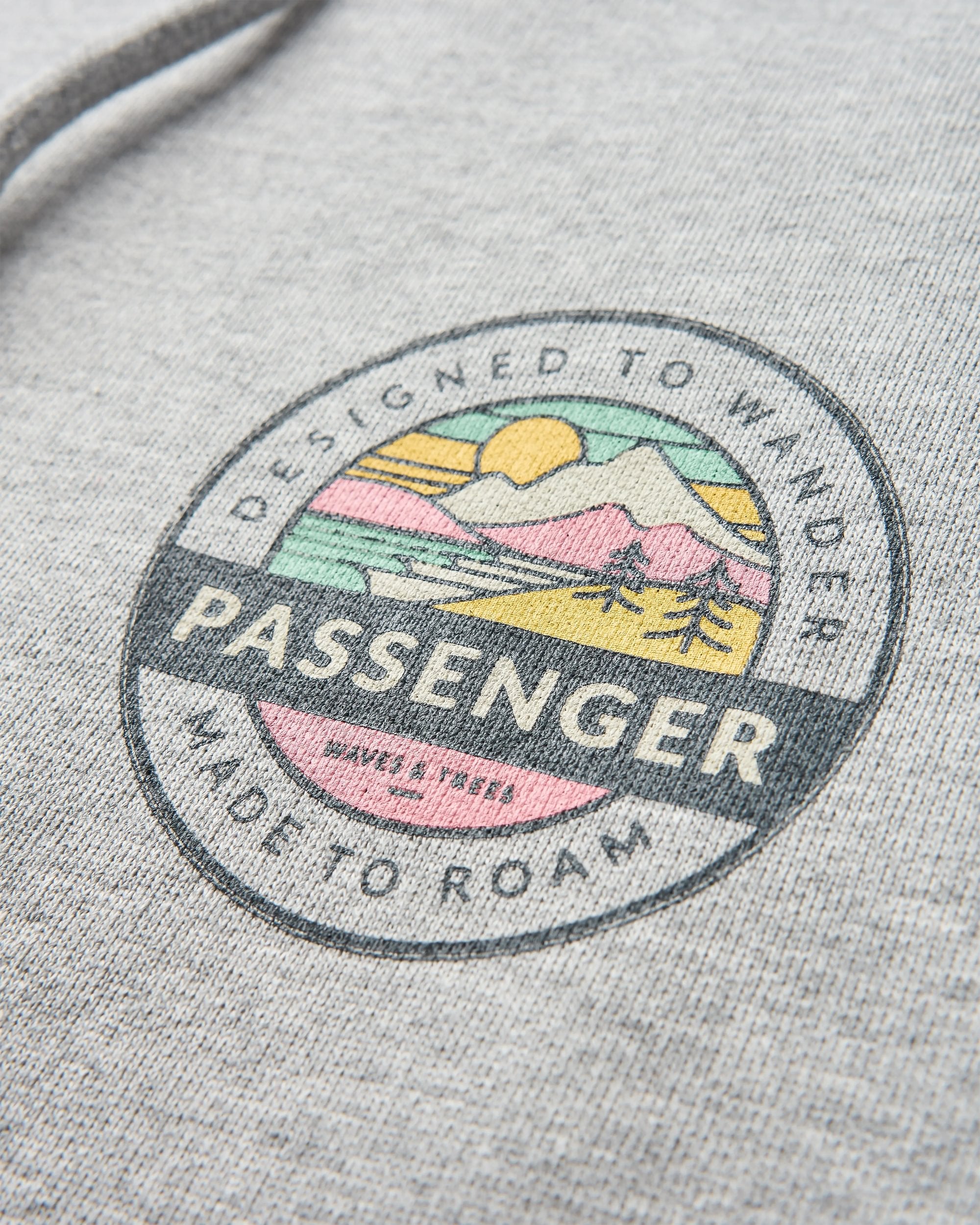 Odyssey Organic Cotton Hoodie - Grey Marl - Flatlay