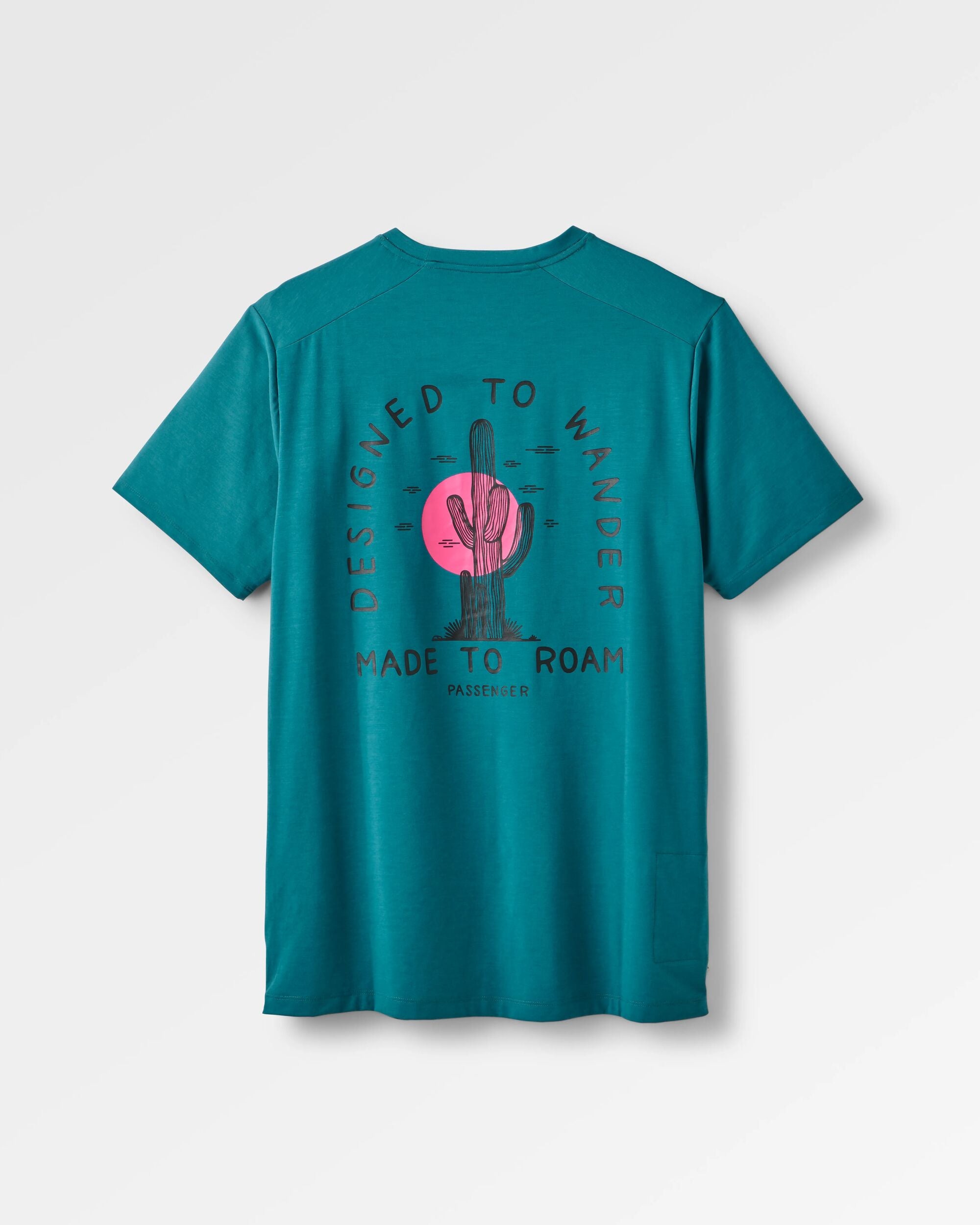 Ridescape Men's Active T-Shirt - Mediterranean - Flatlay