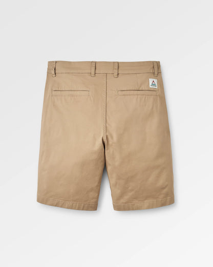 365 Light Organic Cotton Shorts - Biscuit - Flatlay