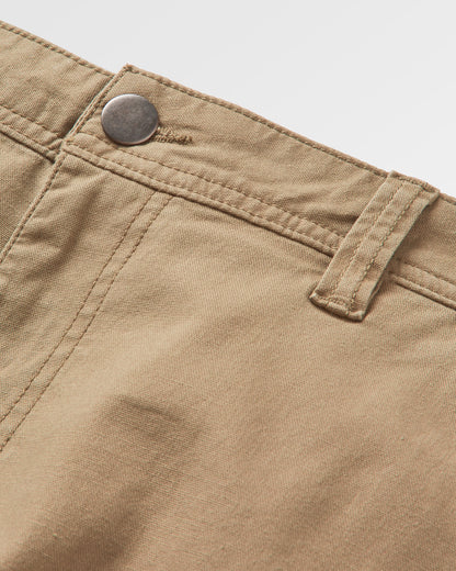 Vantage Organic Cotton Canvas Trouser - Biscuit